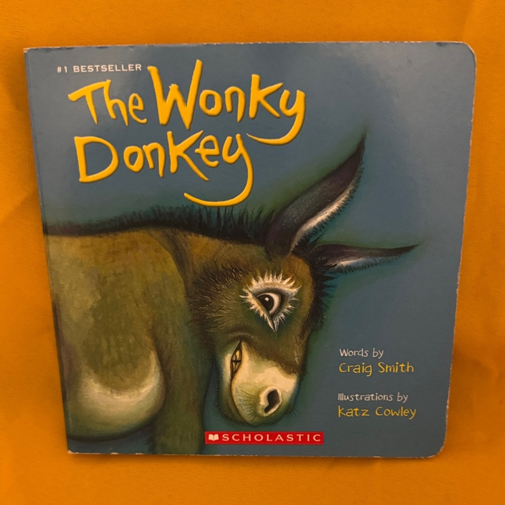 Scholastic's The Wonky Donkey - Blue and Yellow Cover